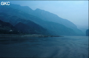 Quelque part dans les 3 gorges du Yangtse. 