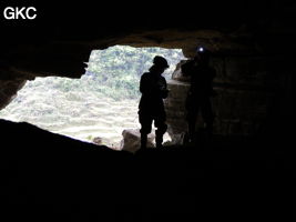 Topographie dans la Grotte de Hetaopingdong - 核桃坪洞 (Wenquan, Suiyang 绥阳, Zunyi Shi 遵义市, Guizhou 贵州省, Chine)