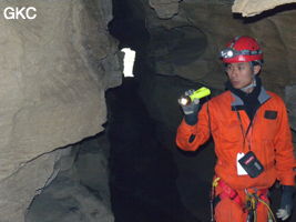 Topographie dans la Grotte de Hetaopingdong - 核桃坪洞 (Wenquan, Suiyang 绥阳, Zunyi Shi 遵义市, Guizhou 贵州省, Chine)