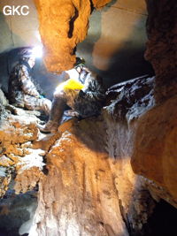 Grotte de Hetaopingdong - 核桃坪洞 (Wenquan, Suiyang 绥阳, Zunyi Shi 遵义市, Guizhou 贵州省, Chine)