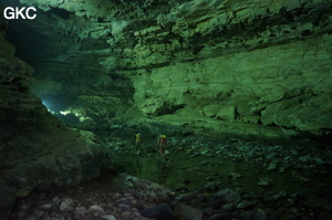 Grotte de Shuangheshuidong 双河水洞. - réseau de Shuanghedongqun 双河洞 - (Wenquan, Suiyang 绥阳, Zunyi Shi 遵义市, Guizhou 贵州省, Chine 中国)