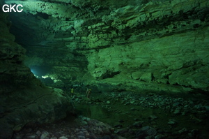 Grotte de Shuangheshuidong 双河水洞. - réseau de Shuanghedongqun 双河洞 - (Wenquan, Suiyang 绥阳, Zunyi Shi 遵义市, Guizhou 贵州省, Chine 中国)