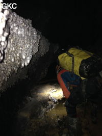 Grotte de Longtanzishuidong 龙潭子水洞 (aval) - réseau de Shuanghedongqun 双河洞 - (Wenquan, Suiyang 绥阳, Zunyi Shi 遵义市, Guizhou 贵州省, Chine 中国)