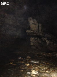 Grotte de Longtanzishuidong 龙潭子水洞 (aval) - réseau de Shuanghedongqun 双河洞 - (Wenquan, Suiyang 绥阳, Zunyi Shi 遵义市, Guizhou 贵州省, Chine 中国)