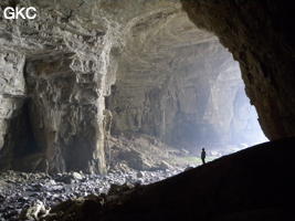 Laoyingyan - 老鹰 (Santang 三塘, Zhijin 织金, Bijie Diqu 毕节地区, Guizhou 贵州省, Chine)