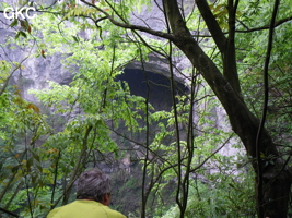 Le tiankeng de Houzitiankeng 猴子天坑 - Réseau de Houzidong - 猴子洞 (Santang 三塘, Zhijin 织金, Bijie Diqu 毕节地区, Guizhou 贵州省, Chine)