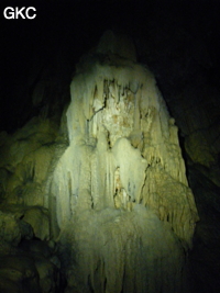 Grotte de Miaodong 苗洞 (Tangbian 塘边, Pingtang 平塘, Qiannan 黔南, Guizhou 贵州省, Chine)