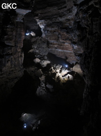 Grotte de Shanwangdong 山王洞 - réseau de Shuanghedongqun 双河洞 - (Suiyang 绥阳, Zunyi Shi 遵义市, Guizhou 贵州省, Chine 中国)