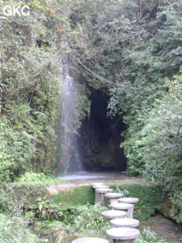 Une des entrées de la grotte-résurgence de Xiangshuidong 响水洞 - réseau de Shuanghedongqun 双河洞 - (Suiyang 绥阳,  Zunyi Shi 遵义市, Guizhou 贵州省)