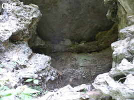 L'entrée de la Grotte de Shanwangshangdong 山王上洞 - réseau de Shuanghedongqun 双河洞 - ( Suiyang 绥阳, Zunyi Shi 遵义市, Guizhou 贵州省, Chine 中国 )