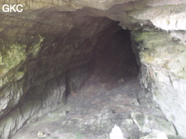 Galerie d'entrée de la grotte de Dadong 大洞 