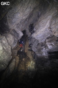 Puits Des Déchets, Grotte de Shanwangdong 山王洞 - réseau de Shuanghedongqun 双河洞 - (Suiyang 绥阳, Zunyi Shi 遵义市, Guizhou 贵州省, Chine 中国)