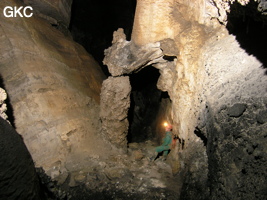 Grotte de Pixiaodong 皮硝洞 - réseau de Shuanghedong 双河洞 - (Wenquan, Suiyang 绥阳, Zunyi 遵义市, Guizhou 贵州省, Chine 中国).