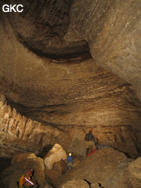 Virage dans le Grand Méandre, Grotte de Lingshandong 灵山洞 - réseau de Mawangdong 麻王洞 - (Fuyan, Zheng'an 正安, Zunyi Shi 遵义市, Guizhou 贵州省, Chine 中国)