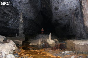 La Rivière Safranée, Grotte de Lingshandong 灵山洞 - réseau de Mawangdong 麻王洞 - (Fuyan, Zheng'an 正安, Zunyi Shi 遵义市, Guizhou 贵州省, Chine 中国)