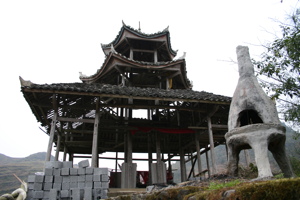 Pagode de l'arche du dragon Longqiaoge 龙桥阁. (Shipin, Zheng'an, Zunyi, Guizhou)