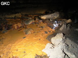 La Rivière Safranée, Grotte de Lingshandong 灵山洞 - réseau de Mawangdong 麻王洞 - (Fuyan, Zheng'an 正安, Zunyi Shi 遵义市, Guizhou 贵州省, Chine 中国)