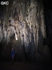 Concrétions dans la grotte de Dadong 大洞 (Wenquan, Suiyang 绥阳, Zunyi, 遵义市 Guizhou 贵州省)