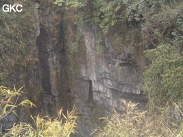 Remontée du puits d'entrée de 155 mètres du gouffre de Xiaokengyan 消坑岩 .(Banzhu, Zheng'an 正安, Zunyi, Guizhou)