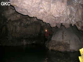 Grotte de Laoyingdong 老鹰洞 (Suiyang 绥阳, Zunyi 遵义市, Guizhou 贵州省, Chine 中国).