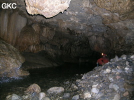 Grotte de Laoyingdong 老鹰洞 (Suiyang 绥阳, Zunyi 遵义市, Guizhou 贵州省, Chine 中国).