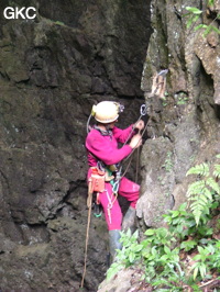 Grotte de Laoyingdong 老鹰洞 (Suiyang 绥阳, Zunyi 遵义市, Guizhou 贵州省, Chine 中国).