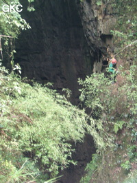 Grotte de Laoyingdong 老鹰洞 (Suiyang 绥阳, Zunyi 遵义市, Guizhou 贵州省, Chine 中国).