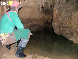 Grotte de Laoyingdong 老鹰洞 (Suiyang 绥阳, Zunyi 遵义市, Guizhou 贵州省, Chine 中国).