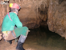 Grotte de Laoyingdong 老鹰洞 (Suiyang 绥阳, Zunyi 遵义市, Guizhou 贵州省, Chine 中国).