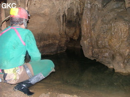 Grotte de Laoyingdong 老鹰洞 (Suiyang 绥阳, Zunyi 遵义市, Guizhou 贵州省, Chine 中国).