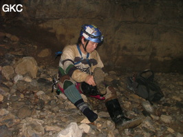 Grotte de Laoyingdong 老鹰洞 (Suiyang 绥阳, Zunyi 遵义市, Guizhou 贵州省, Chine 中国).