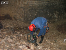 Grotte de Laoyingdong 老鹰洞 (Suiyang 绥阳, Zunyi 遵义市, Guizhou 贵州省, Chine 中国).