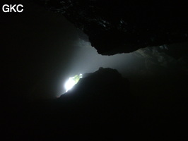 Grotte de Laoyingdong 老鹰洞 (Suiyang 绥阳, Zunyi 遵义市, Guizhou 贵州省, Chine 中国).