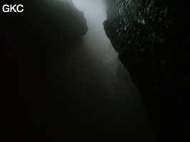 Le puits d'entrée de la Grotte de Laoyingdong 老鹰洞 (Suiyang 绥阳, Zunyi 遵义市, Guizhou 贵州省, Chine 中国).