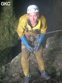 Grotte de Laoyingdong 老鹰洞 (Suiyang 绥阳, Zunyi 遵义市, Guizhou 贵州省, Chine 中国).