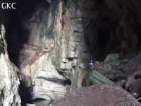 Grotte résurgence de Yanzidong 燕子洞 (Xiantang 羡塘镇, Huishui 惠水, Guizhou 贵州省, Qiannan 黔南, Chine 中国).