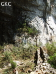 La grotte tunnel fossile de Fuxidong  伏屣洞 (Xiantang 羡塘镇, Huishui 惠水, Guizhou 贵州省, Qiannan 黔南, Chine 中国).