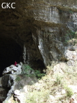 La grotte tunnel fossile de Fuxidong  伏屣洞 (Xiantang 羡塘镇, Huishui 惠水, Guizhou 贵州省, Qiannan 黔南, Chine 中国).