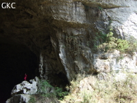 La grotte tunnel fossile de Fuxidong  伏屣洞 (Xiantang 羡塘镇, Huishui 惠水, Guizhou 贵州省, Qiannan 黔南, Chine 中国).