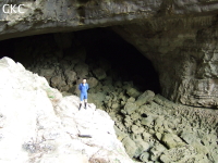 Grotte de Wengdaxiadong 翁达下洞 (Xiantang 羡塘镇, Huishui 惠水, Guizhou 贵州省, Qiannan 黔南, Chine 中国).