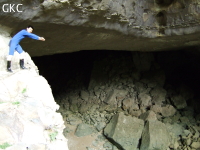 Grotte de Wengdaxiadong 翁达下洞 (Xiantang 羡塘镇, Huishui 惠水, Guizhou 贵州省, Qiannan 黔南, Chine 中国).