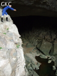 Grotte de Wengdaxiadong 翁达下洞 (Xiantang 羡塘镇, Huishui 惠水, Guizhou 贵州省, Qiannan 黔南, Chine 中国).