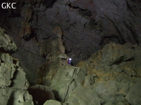 Grotte de Wengdaxiadong 翁达下洞 (Xiantang 羡塘镇, Huishui 惠水, Guizhou 贵州省, Qiannan 黔南, Chine 中国).