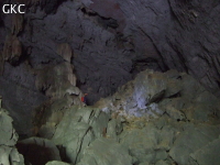 Grotte de Wengdaxiadong 翁达下洞 (Xiantang 羡塘镇, Huishui 惠水, Guizhou 贵州省, Qiannan 黔南, Chine 中国).