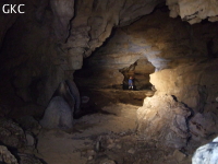 Grotte de Wengdaxiadong 翁达下洞 (Xiantang 羡塘镇, Huishui 惠水, Guizhou 贵州省, Qiannan 黔南, Chine 中国).