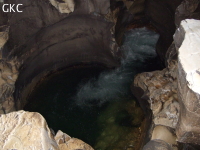 Grotte de Wengdaxiadong 翁达下洞 (Xiantang 羡塘镇, Huishui 惠水, Guizhou 贵州省, Qiannan 黔南, Chine 中国).