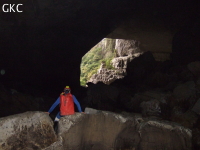 Grotte de Wengdaxiadong 翁达下洞 (Xiantang 羡塘镇, Huishui 惠水, Guizhou 贵州省, Qiannan 黔南, Chine 中国).