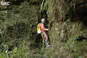 Grotte de Laoyingdong 老鹰洞 (Suiyang 绥阳, Zunyi 遵义市, Guizhou 贵州省, Chine 中国).