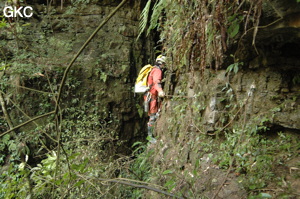 Grotte de Laoyingdong 老鹰洞 (Suiyang 绥阳, Zunyi 遵义市, Guizhou 贵州省, Chine 中国).