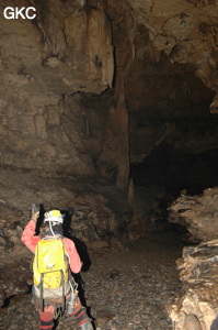 Grotte de Laoyingdong 老鹰洞 (Suiyang 绥阳, Zunyi 遵义市, Guizhou 贵州省, Chine 中国).